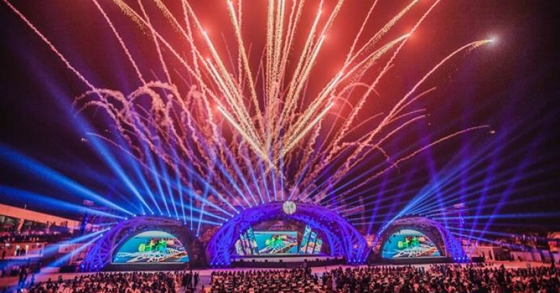 第29屆青島國際啤酒節在金沙灘啤酒城盛大開幕